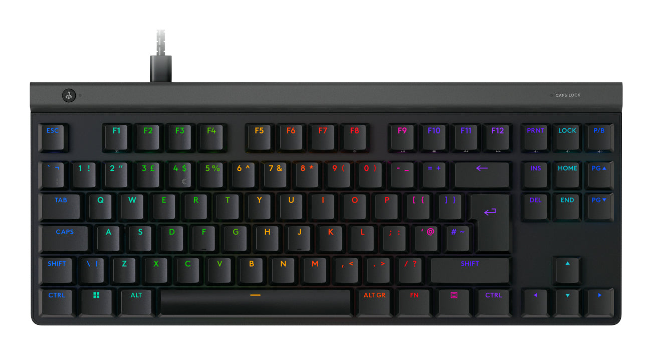 Logitech G G515 TKL – Gaming-Tastatur TKL – Mechanisch (GL Tactile) – Kabelgebunden, USB-C – RGB