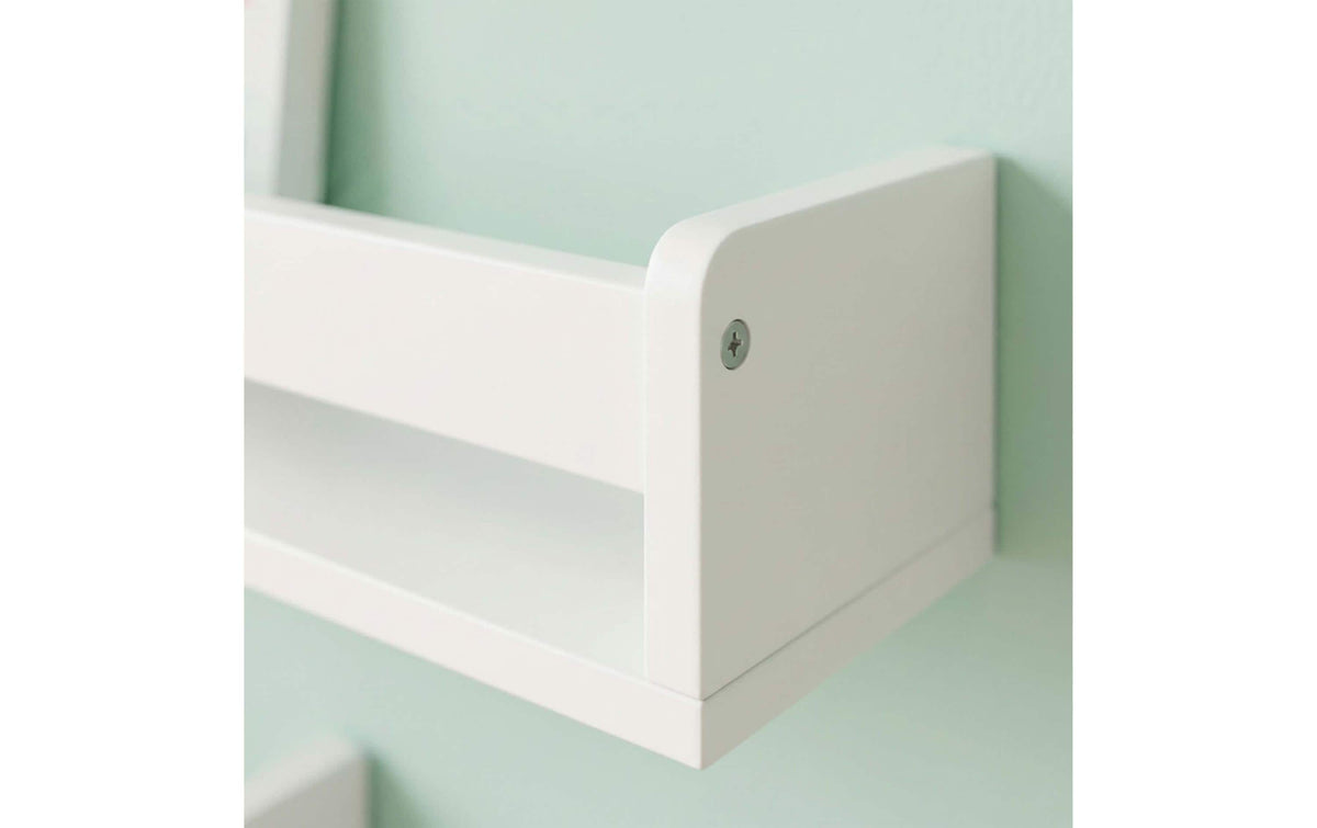 Relaxdays Wandregal – Wandmontage – 3 Böden – 58 × 12 × 10 cm – Hellbraun – MDF