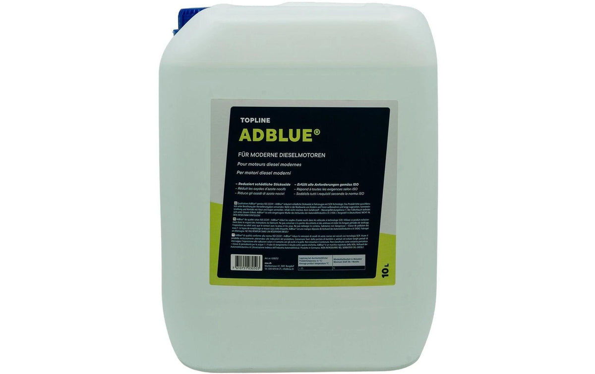 TopLine AdBlue – für SCR-Diesel – 10 l – inkl. Ausgiesser