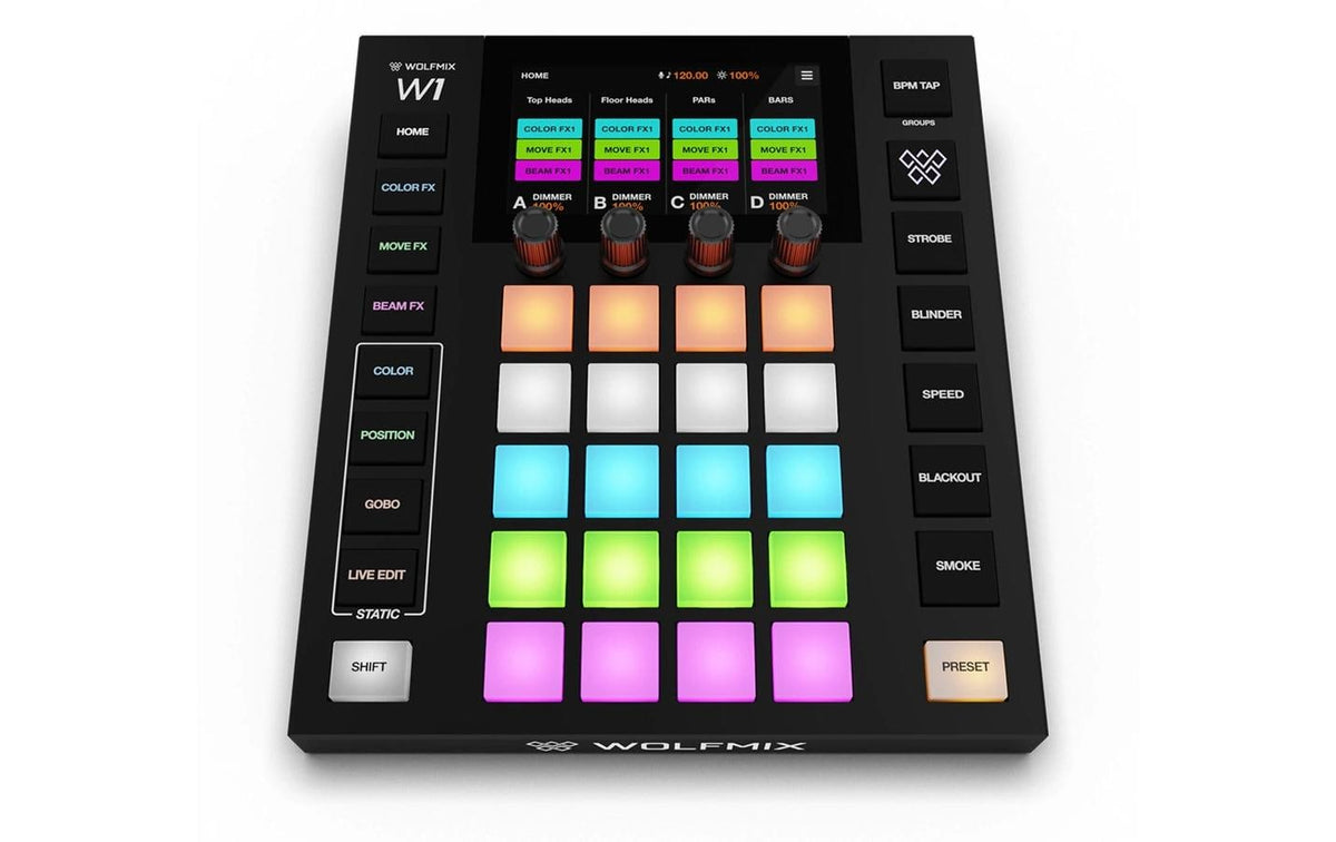 Wolfmix W1 MK3 – USB-Mischpult (2048-Kanal)