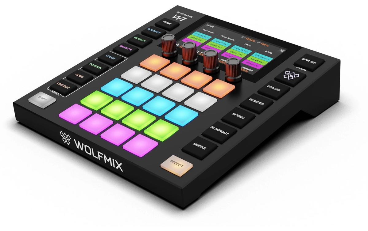 Wolfmix W1 MK3 – USB-Mischpult (2048-Kanal)