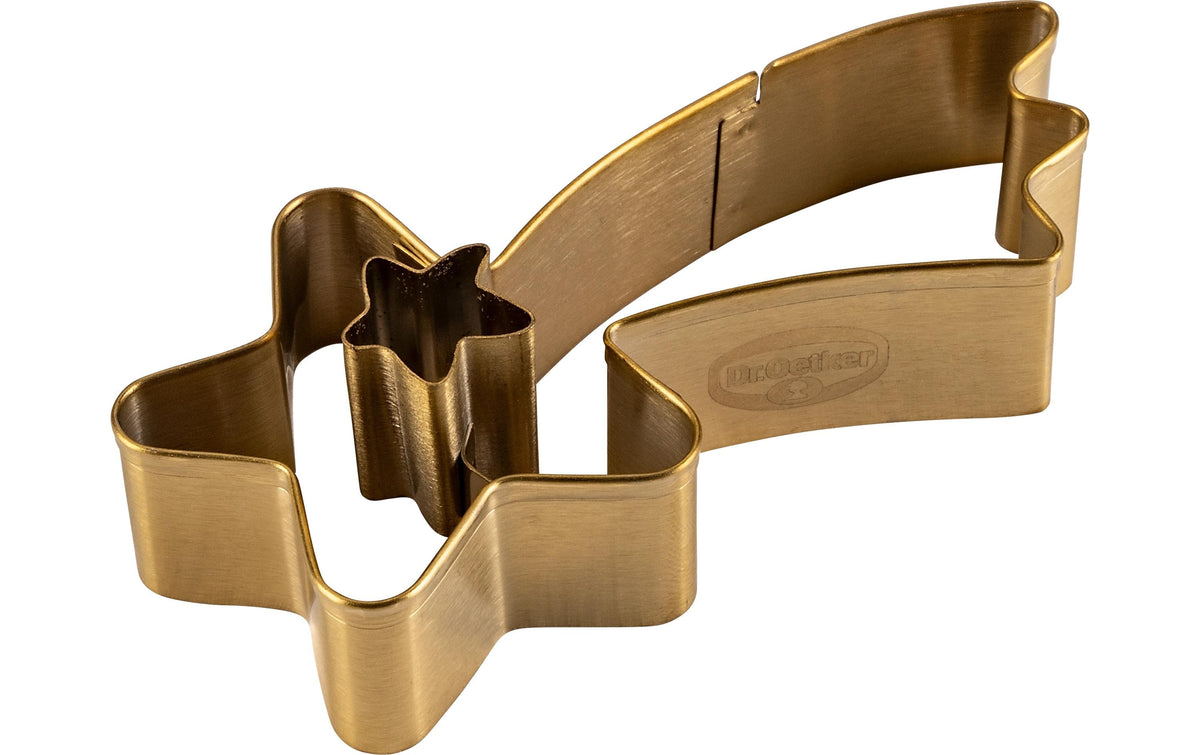 Dr. Oetker Linzer Ausstecher Ø 7,5 × 2 cm, Edelstahl, Gold