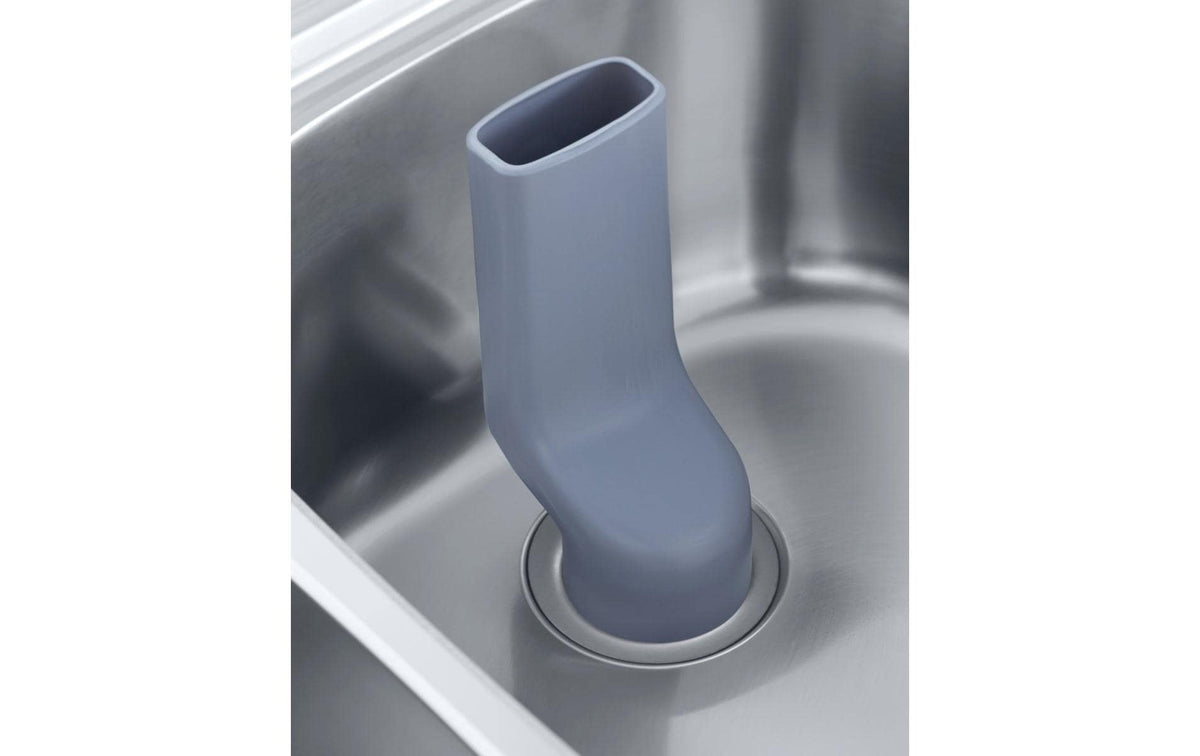 Franke Ablaufgarnitur Standrohr – Ø 5,0 cm, H 16,0/22,0 cm, Kunststoff, Grau – für Küche