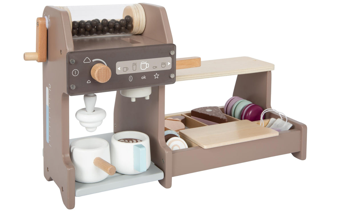 Small foot Barista Café-Set – Holzspielzeug – ab 3 Jahren – mehrfarbig