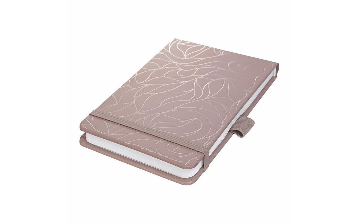 Jolie Notizblock – A6 – punktiert 5 mm – 158 Seiten – 100 g/m² – rosa/silber