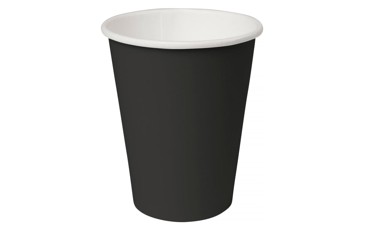 Duni Becher Basic, Karton (PE-beschichtet) – 2,4 dl, Schwarz – FSC – 800 Stk.