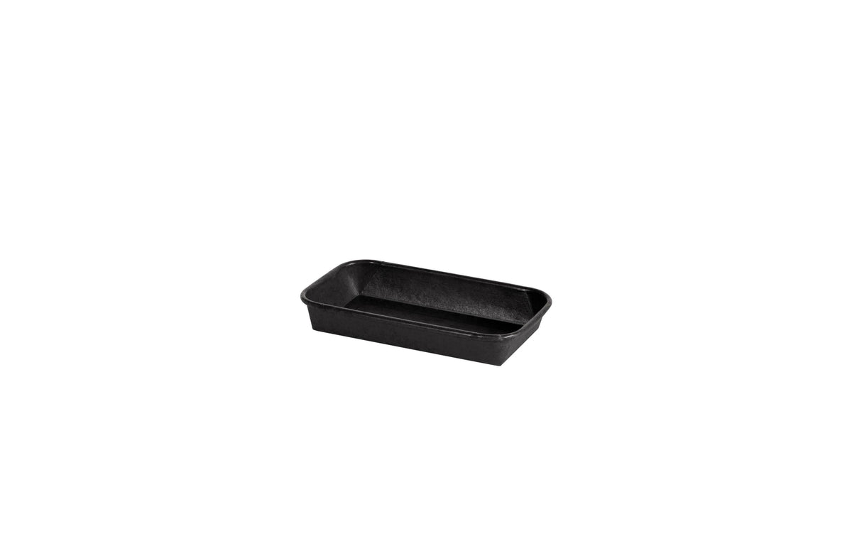 Duni Schale Contrast Slim, Papier, PE-beschichtet – 240 ml, 160 × 91 × 24 mm, schwarz – FSC – 50 Stk.