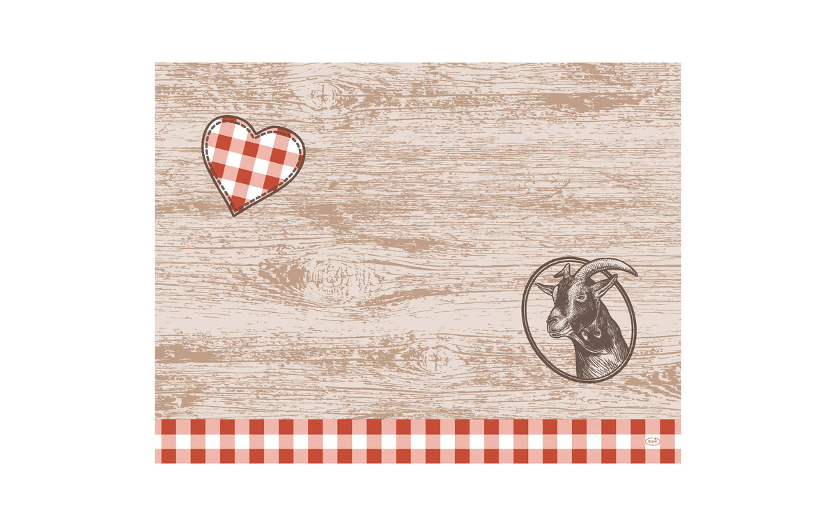 Duni Tischset Alpine Charm – Dunicel, Schweiz Motiv, 40 × 30 cm – 500 Stk.
