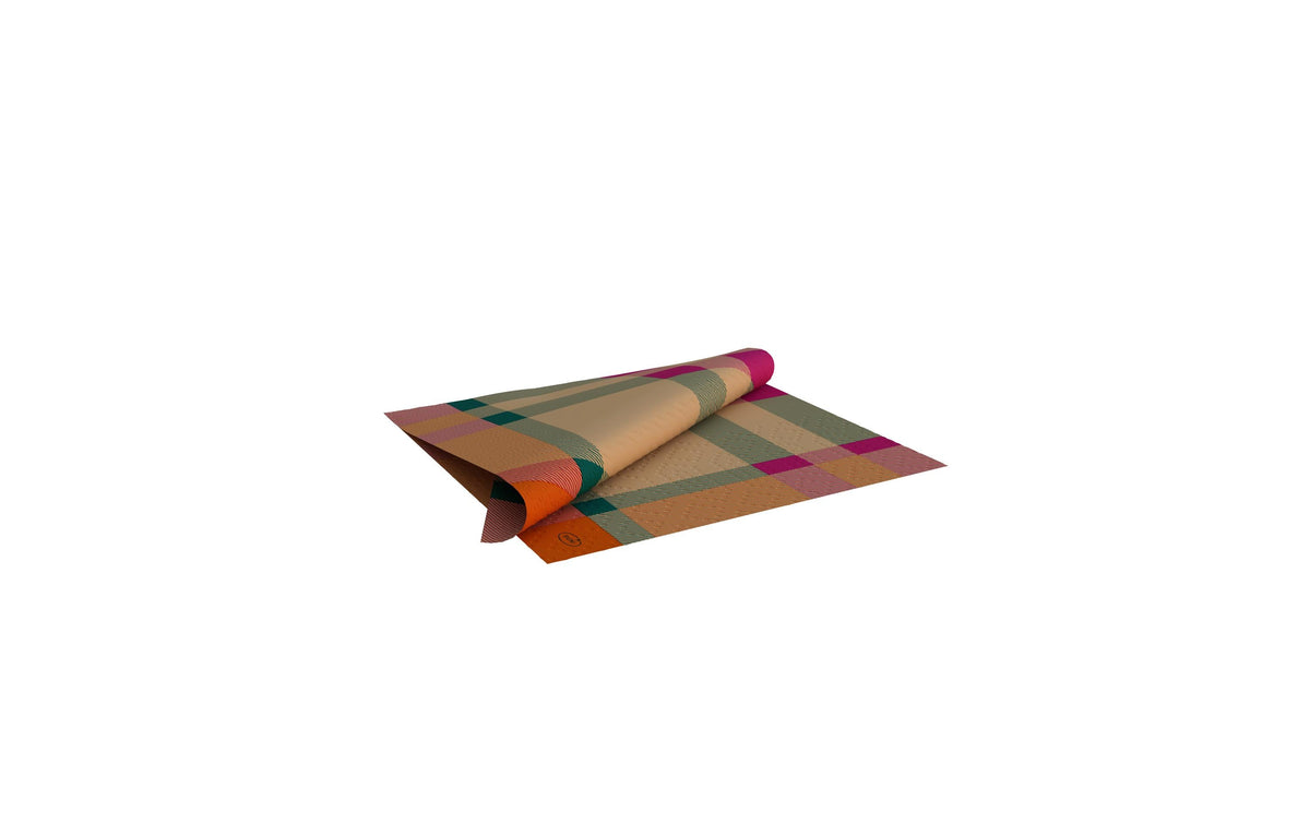 Duni Servietten Glowy Tartan – 33 × 33 cm, 3-lagig – 500 Stück