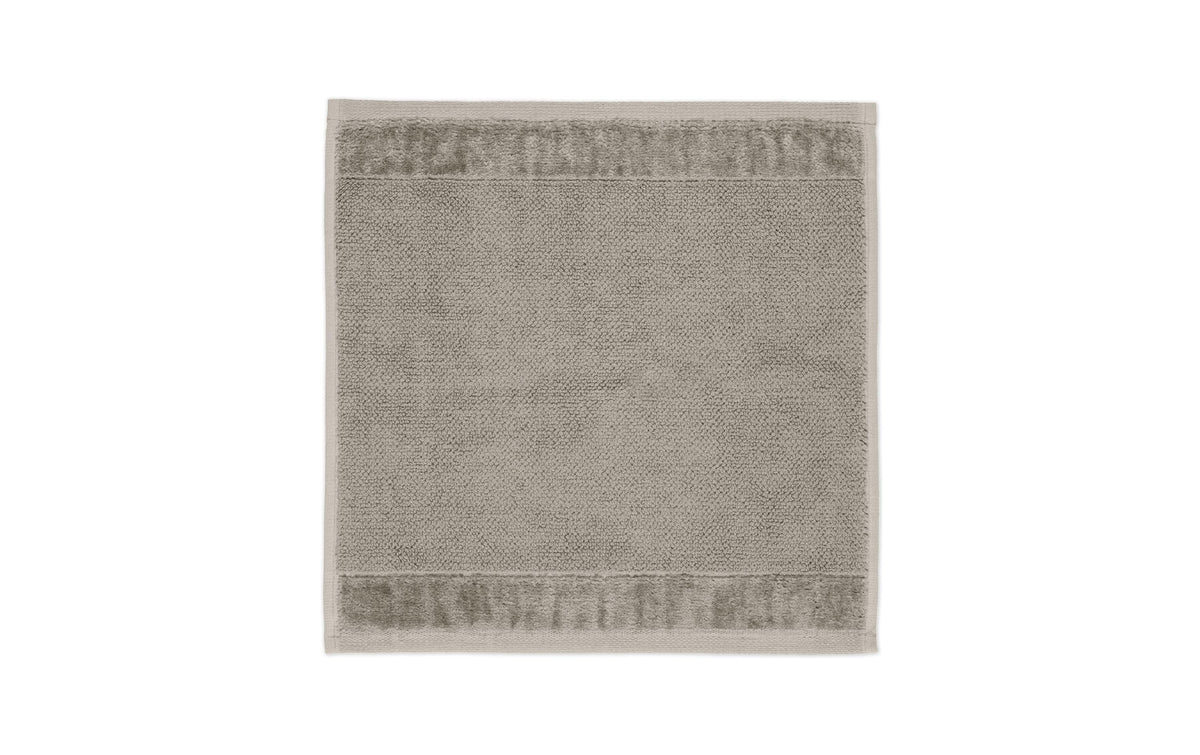 MÖVE Seiftuch Bamboo Luxe – 30 × 30 cm, Anthrazit, Baumwolle/Viskose, OEKO-TEX