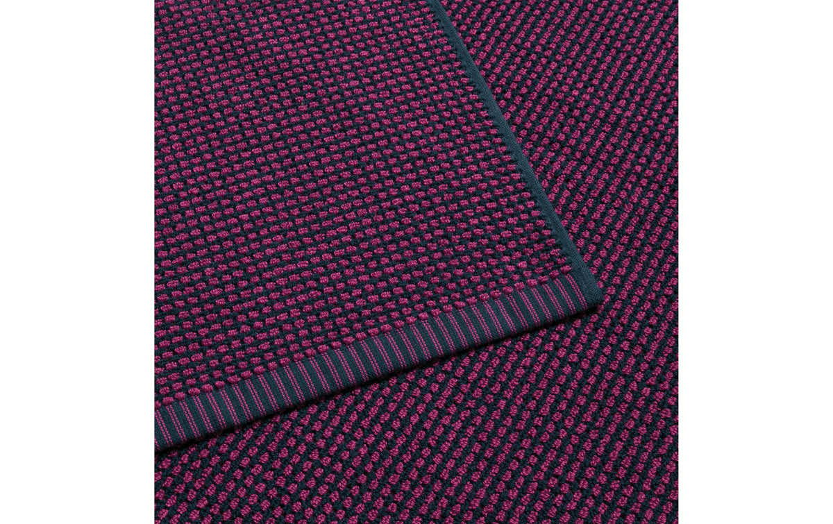 Möve Saunatuch Bliss – 80 × 200 cm, Berry, Baumwolle/Viskose, 490 g/m²