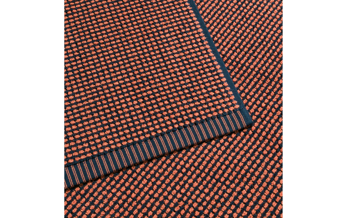 Möve Saunatuch Bliss – 80 × 200 cm, Orange, Baumwolle/Viskose, 490 g/m²