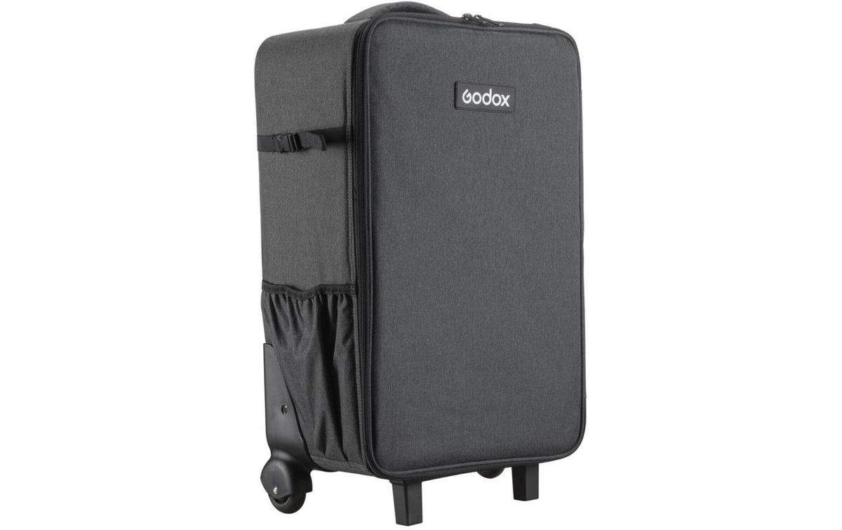 Godox CB-21 Kamerakoffer – Kunstfaser, Schwarz – 653 × 389 × 277 mm, 5,01 kg – mit Rollen, Raumteiler