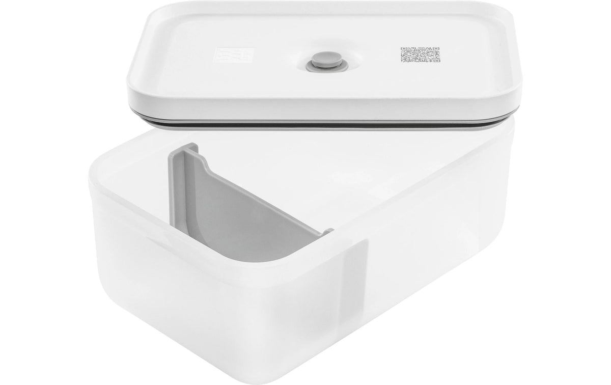 ZWILLING Lunchbox 1,6 l, 21,7 × 14,6 × 9,1 cm, Kunststoff, transparent/grau