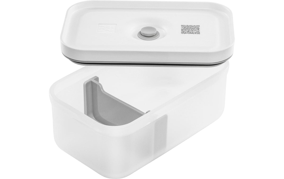 ZWILLING Lunchbox 800 ml, 11,5 × 18,6 × 7,7 cm, Kunststoff/ABS/Silikon, transparent, BPA-frei