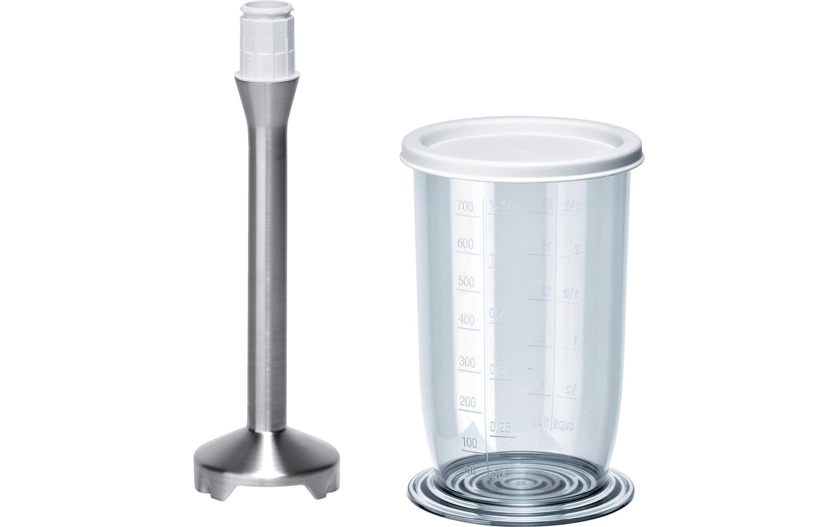 Bosch Mixer-Aufsatz MFZ4060 – Edelstahl/Kunststoff, Silber – für MFQ4, MSM7