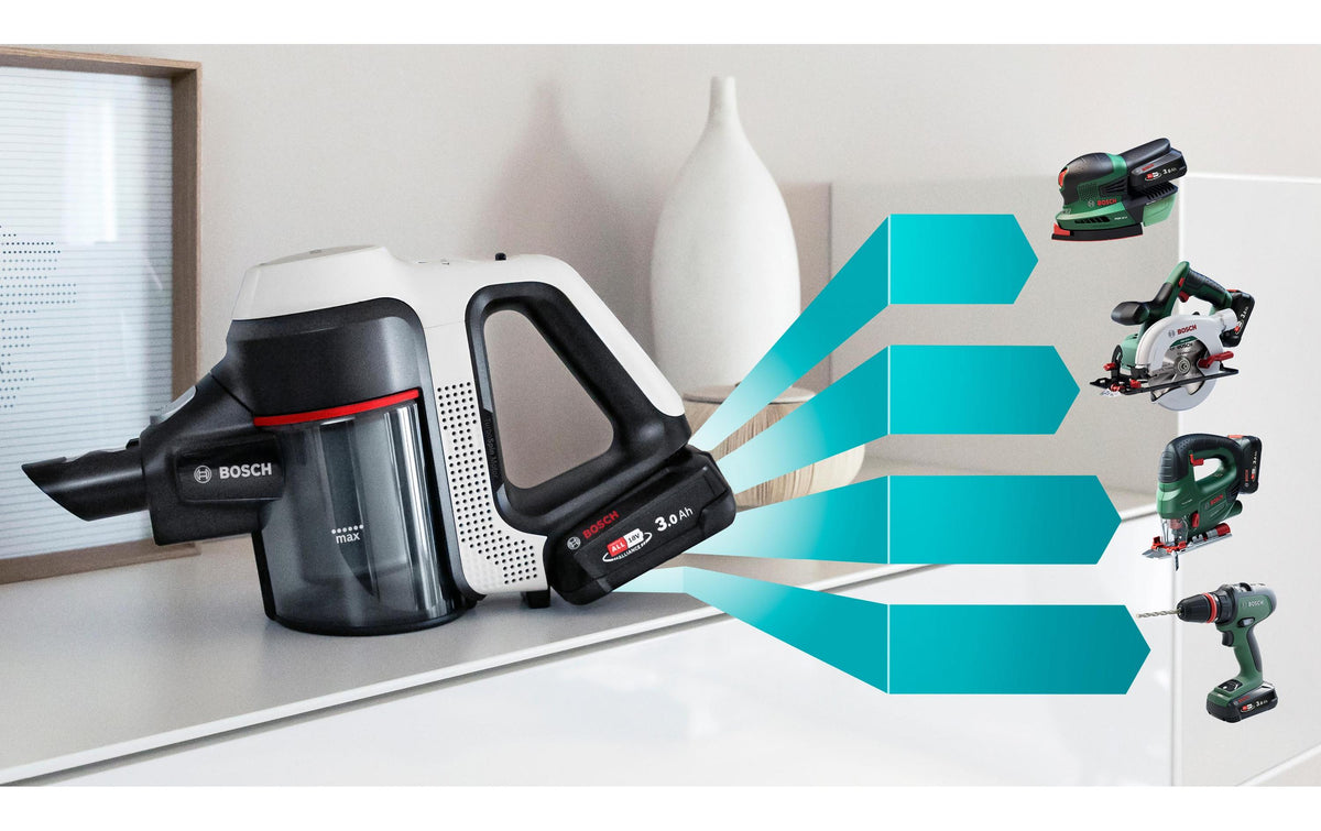 Bosch Akkustaubsauger BCS711XXL, 2-in-1 – 40 min, Behälter 0,3 l