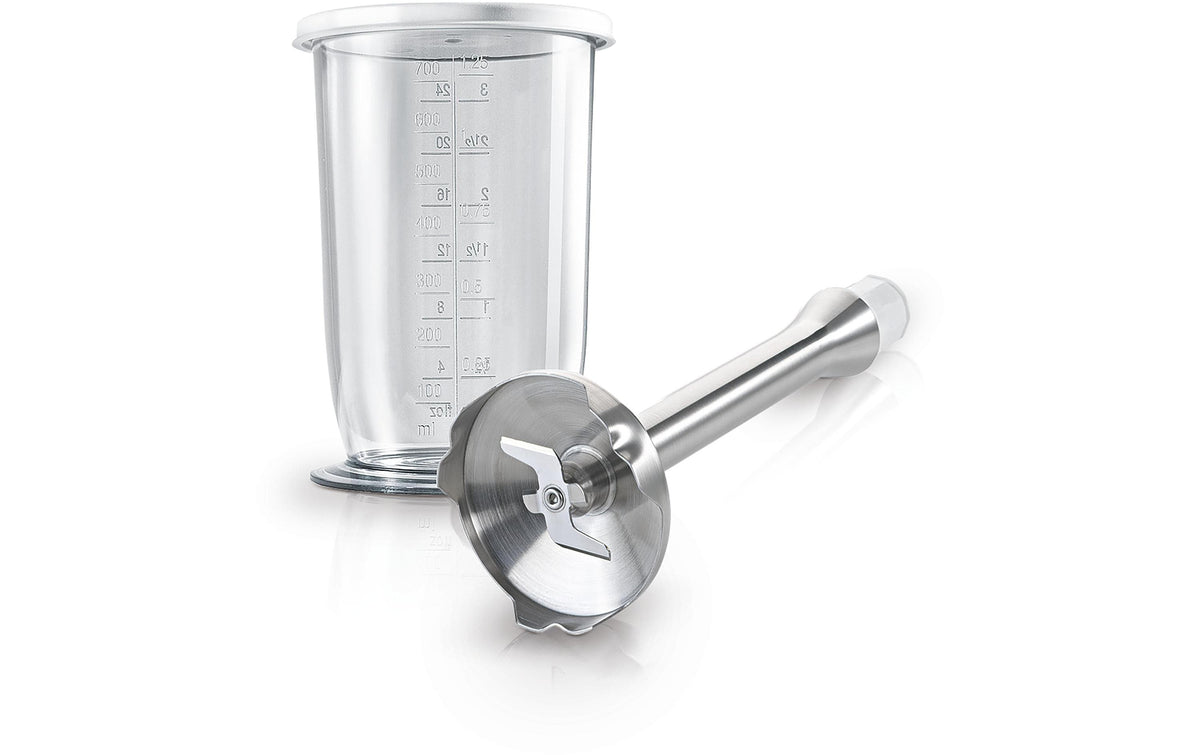 Bosch Mixer-Aufsatz MFZ4060 – Edelstahl/Kunststoff, Silber – für MFQ4, MSM7