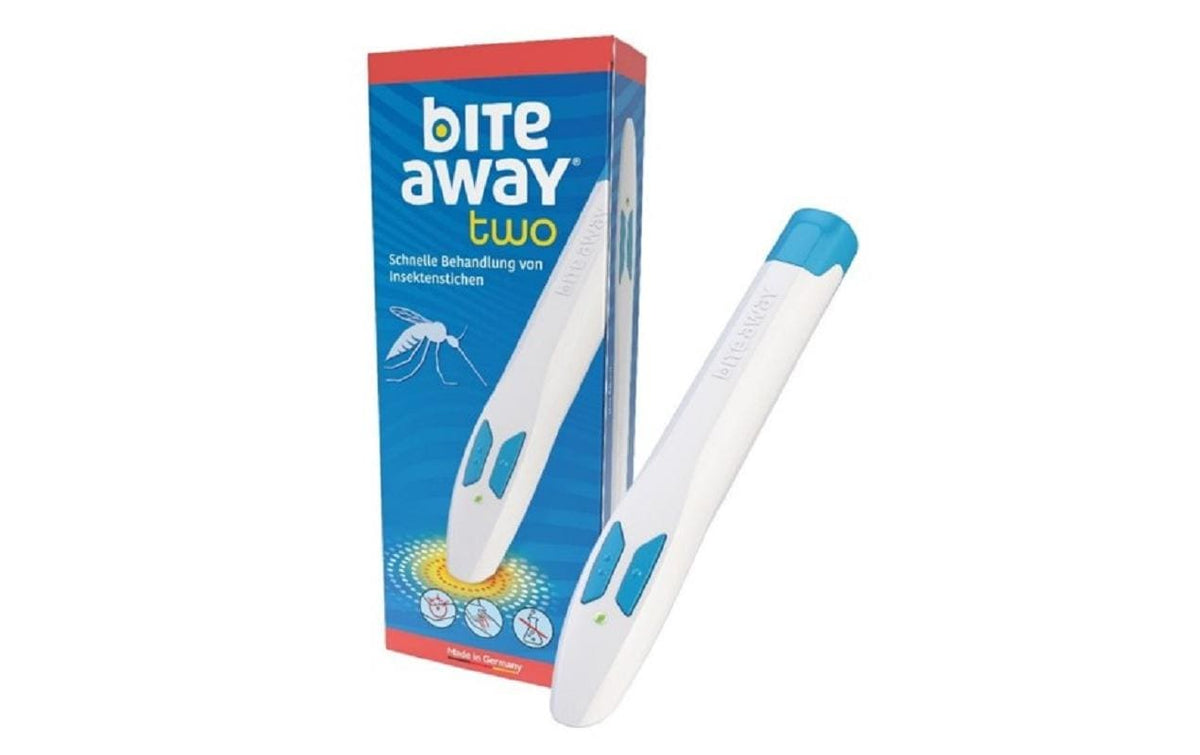 Bite away zwei Insektenstichheiler – 38 × 98 × 20 mm, blau/weiss