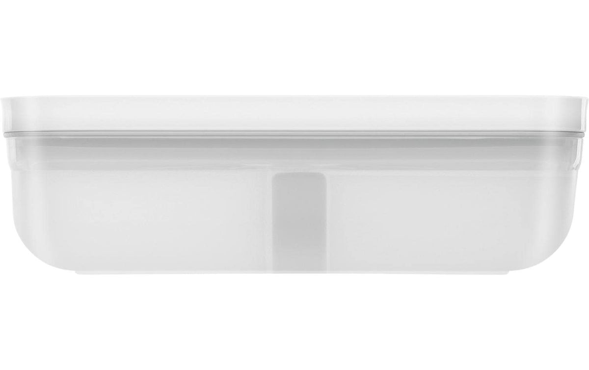 Zwilling Fresh & Save – Lunchbox 1,6 l, 21,7 × 14,6 × 9,1 cm, Kunststoff/Silikon, Transparent/Grau