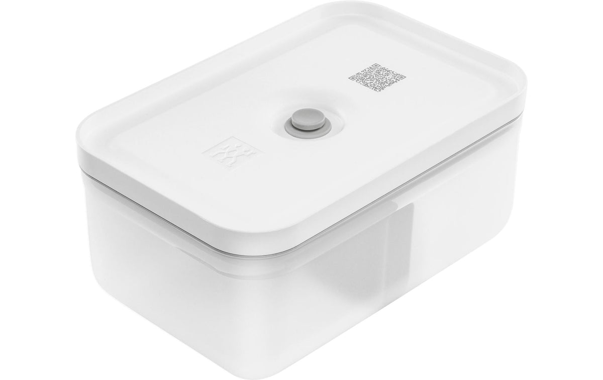 ZWILLING Lunchbox 1,6 l, 21,7 × 14,6 × 9,1 cm, Kunststoff, transparent/grau