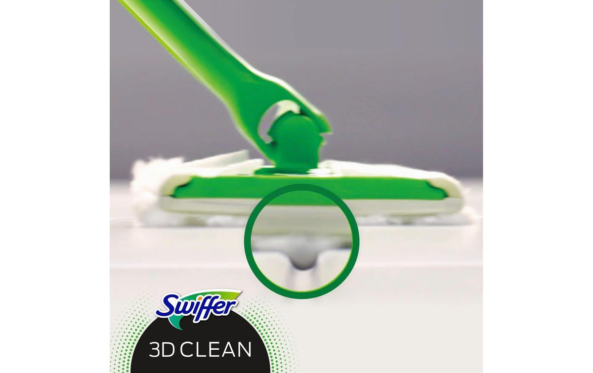 Swiffer Bodentücher Dry 3D – Polyester – 12,4 × 15,5 cm – Weiss – 7 Stk.