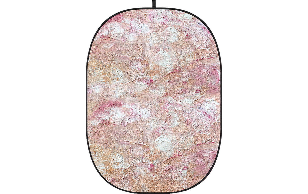 Godox CBA-PA0002 Falthintergrund – 1500 × 2000 mm, Abstraktes Gemälde – Beige/Rosa