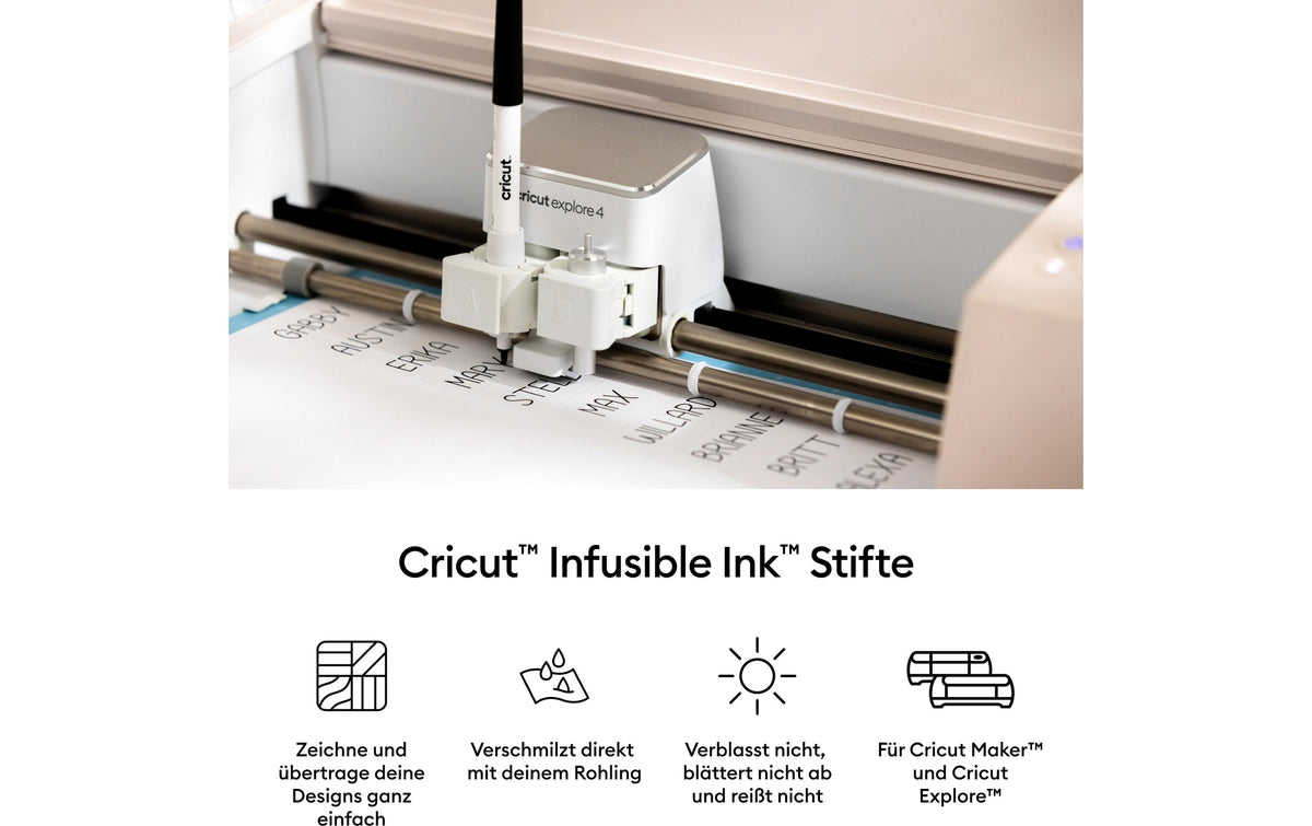 Cricut Infusible Ink Ultimate Filzstifte – 1 mm, 30er Set, für Explore Air 2, Maker, Maker 3