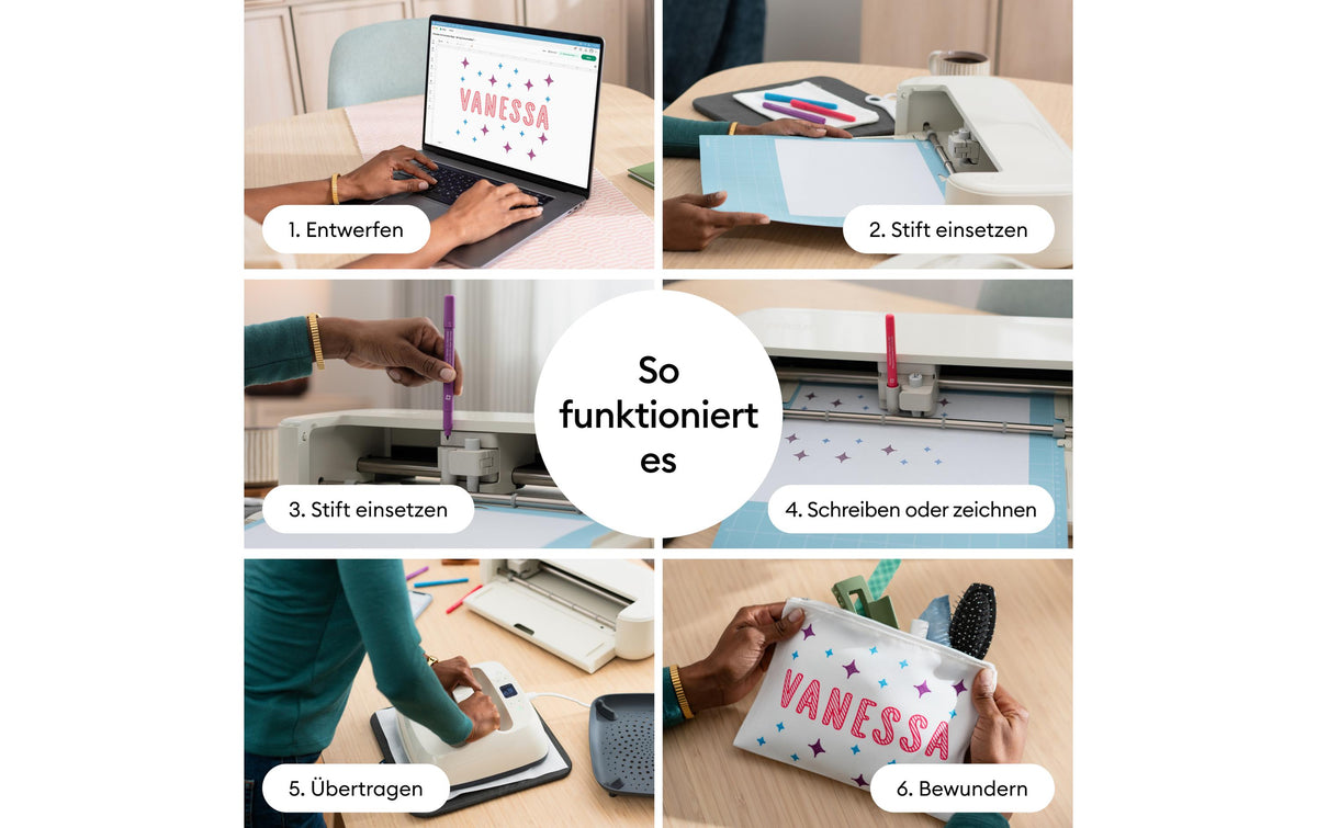 Cricut Infusible Ink Ultimate Filzstifte – 1 mm, 30er Set, für Explore Air 2, Maker, Maker 3