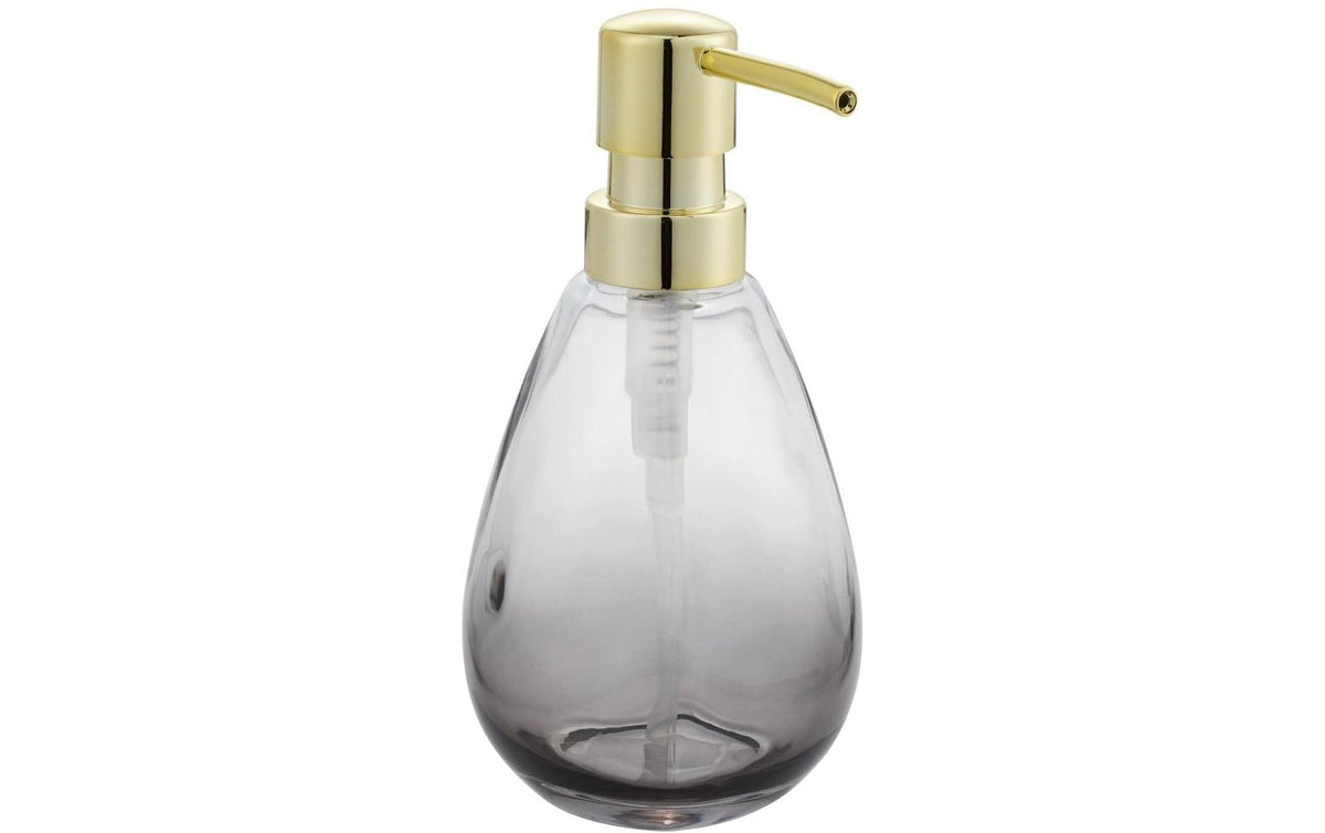 Diaqua Farin Seifenspender – Glas, Kunststoff, Anthrazit, 150 ml