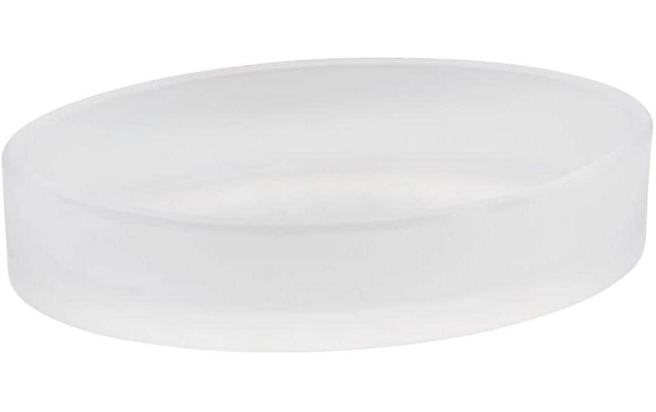 Diaqua Seifenschale Pinta – Glas, 8,9×13,8×3 cm, Weiss