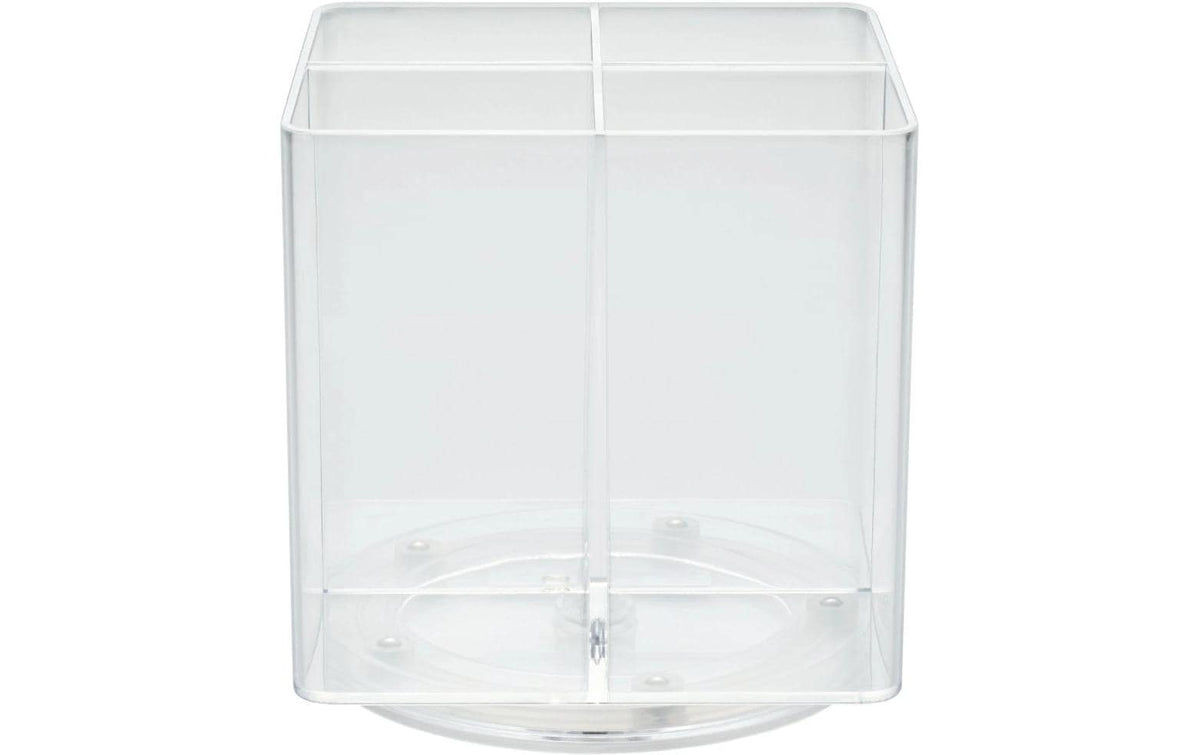 Diaqua Aufbewahrungsbox (Bad) Pensa – 11,5×11,5×11,8 cm, Kunststoff, Transparent