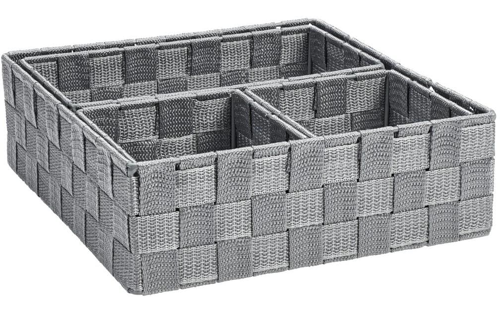 Diaqua Aufbewahrungsbox – Polypropylen – Grau – Metallrahmen – 260 × 80 × 260 mm