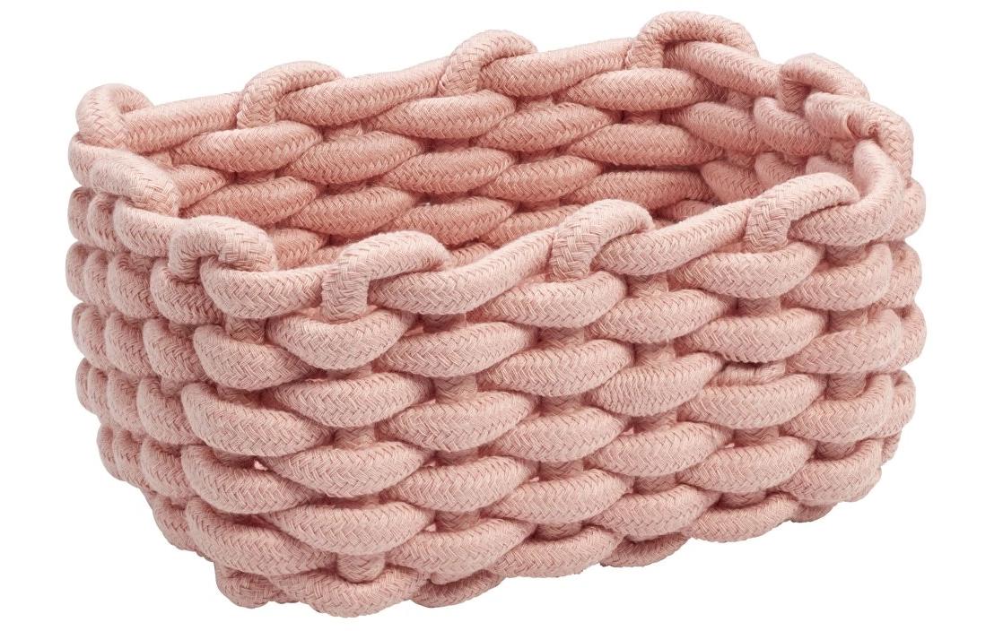 Diaqua Cord Aufbewahrungsbox – Baumwolle – Rosa – 140 × 100 × 200 mm