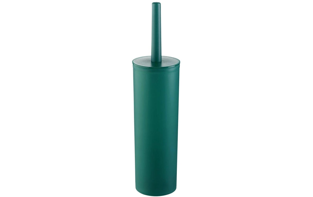Diaqua WC-Bürstenset – Polypropylen, Grün, Transparent, mit Deckel, Kopf austauschbar, H 38,5 cm, Ø 9,5 cm