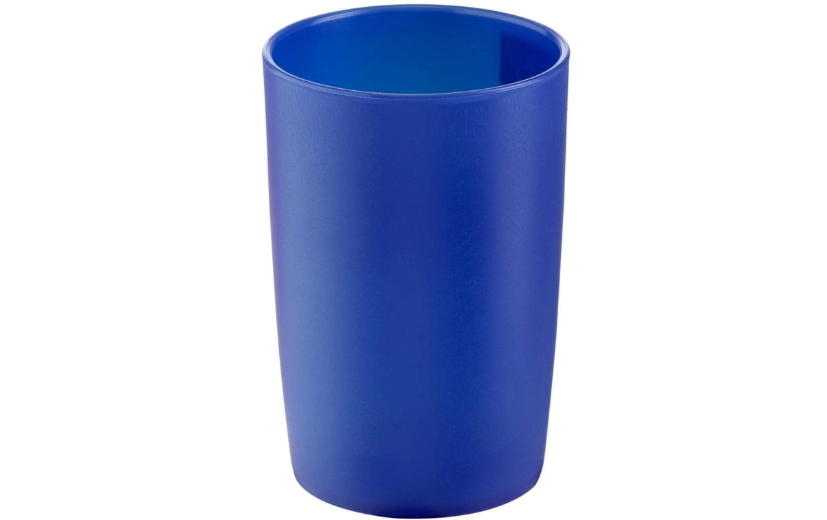 Diaqua Zahnputzbecher – Ø7×10 cm, Polypropylen (PP), Blau/Transparent