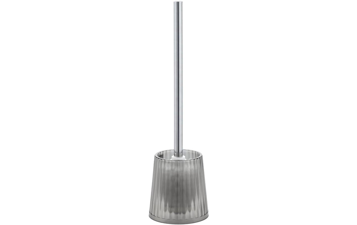Diaqua Priscilla – WC-Bürstenset – Kunststoff, Metall, Anthrazit, Transparent, H 38 cm, Ø 11 cm