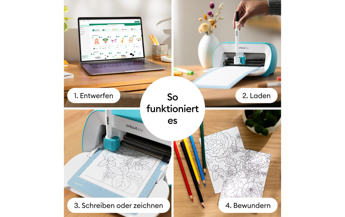 Cricut Gel Joy Gelstifte – gold/schwarz/silber, 8 mm Strich, glitzernd, für Cricut Joy & Cricut Joy Xtra