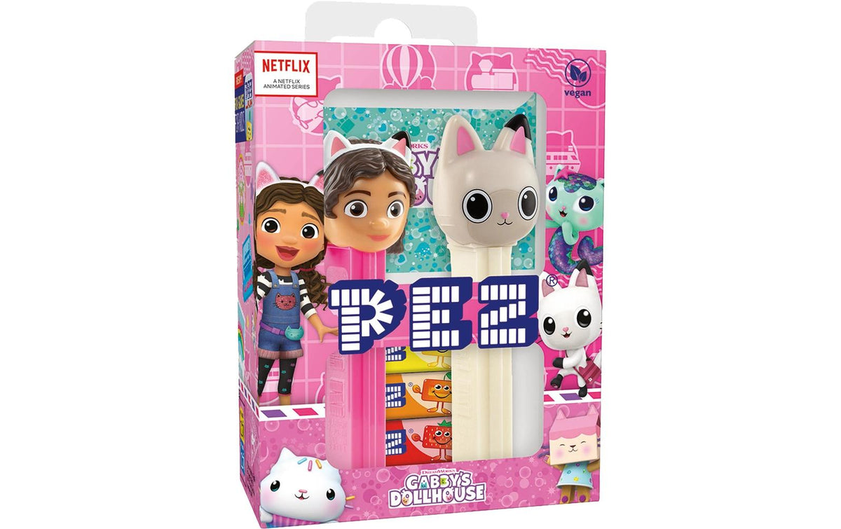 PEZ Lutschbonbons – Gabby's Dollhouse, glutenfrei – 34 g