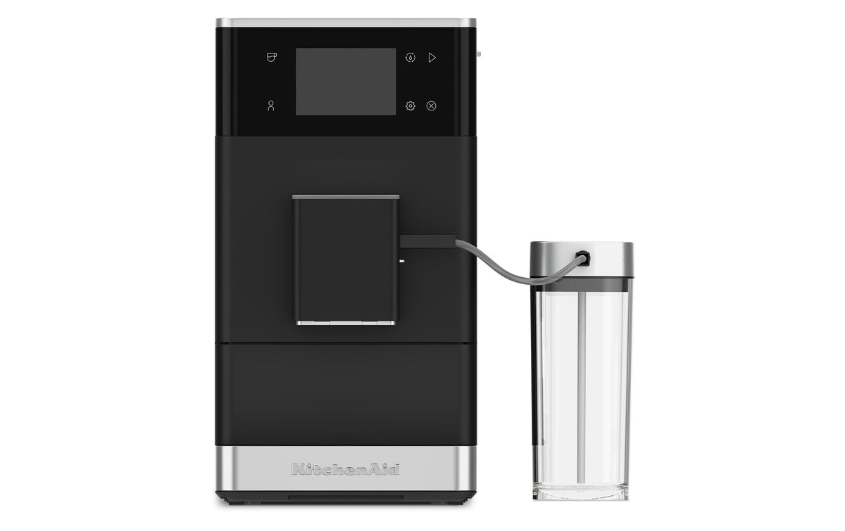 KitchenAid KF4 Kaffeevollautomat – 1,8 l, 250 g Bohnenbehälter, Milchaufschäumer, schwarz