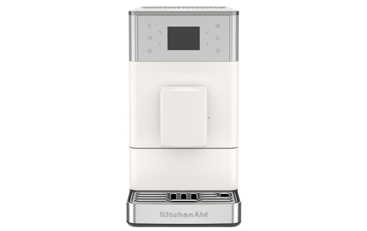 KitchenAid KF3 Kaffeevollautomat – 1,8 l, 250 g Bohnenbehälter, Perlweiss