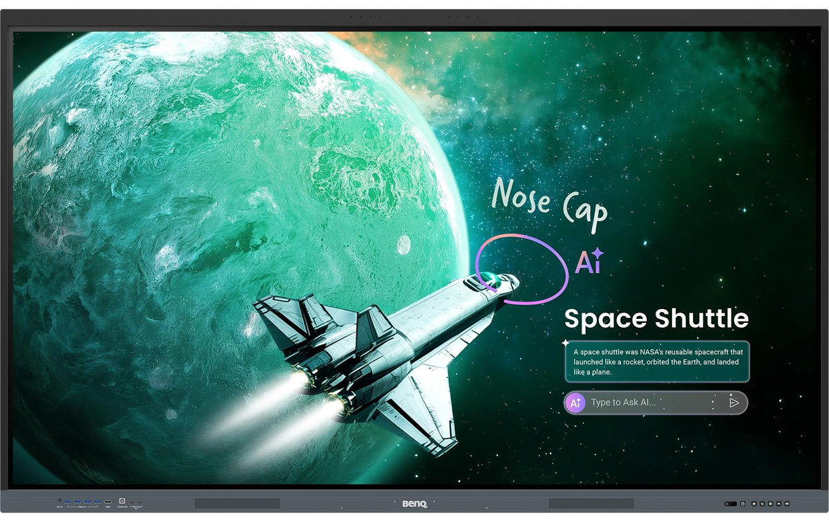 BenQ RE7505 – Interaktives Display 75" – 3840 × 2160 (4K UHD), IR, 500 cd/m²