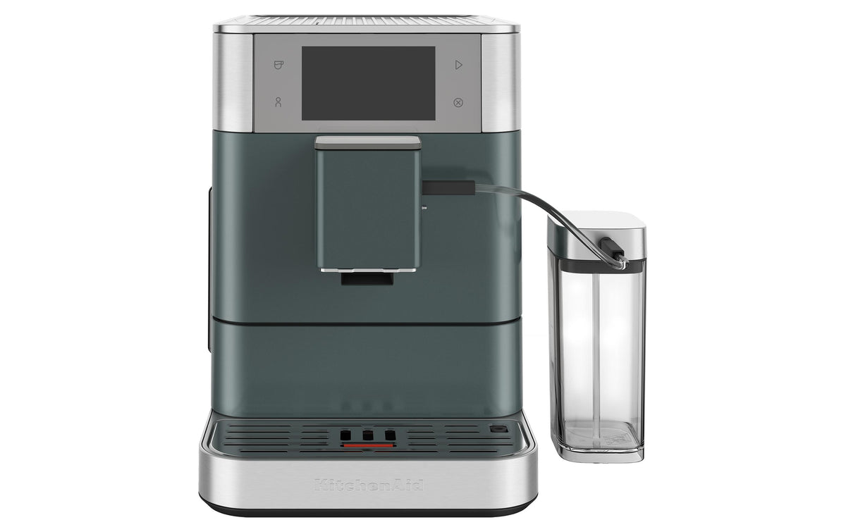 KitchenAid Kaffeevollautomat – 2,2 l, 250 g Bohnenbehälter, Milchschaumdüse, Salbeigrün