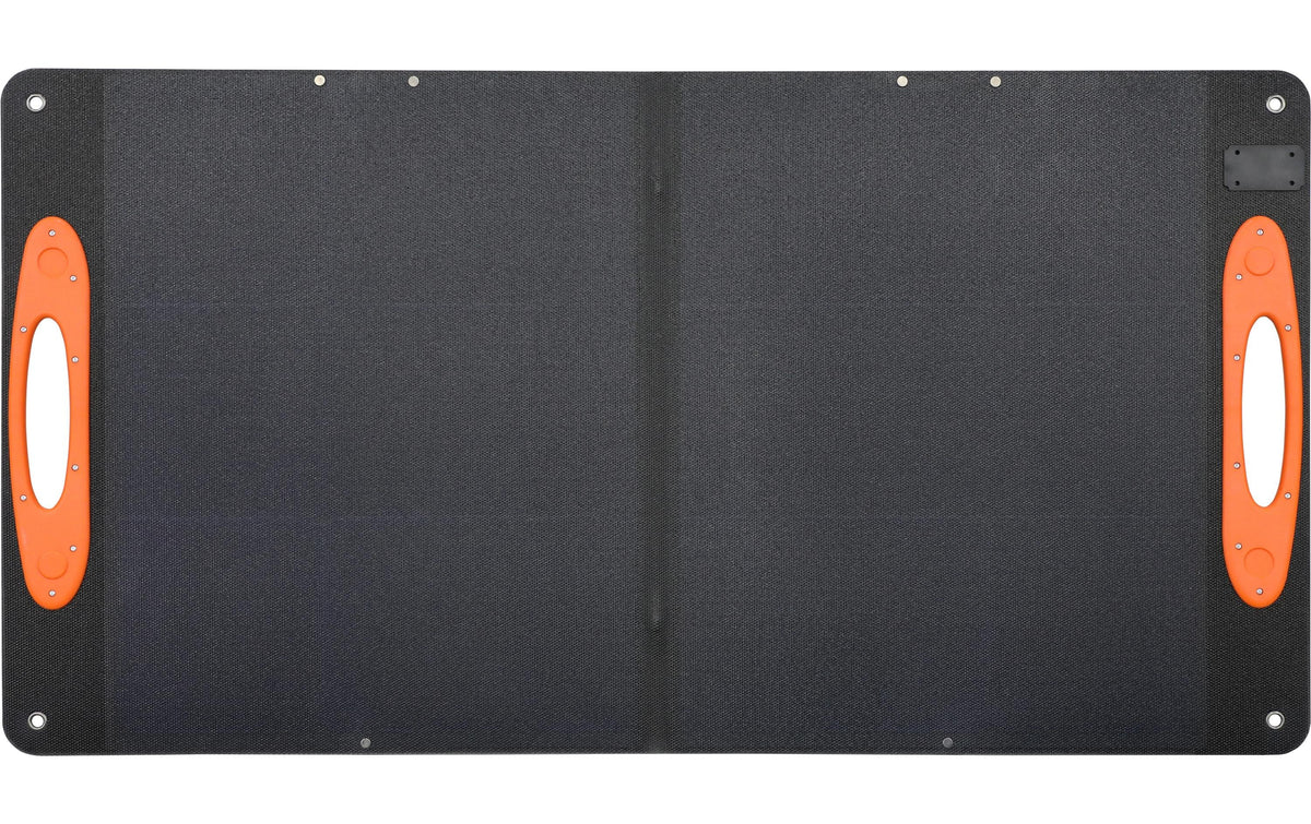 Glory Solar faltbares Solarpanel 100 W – portabel, MC4-kompatibel, rahmenlos – 590×570×38 mm, 4,2 kg