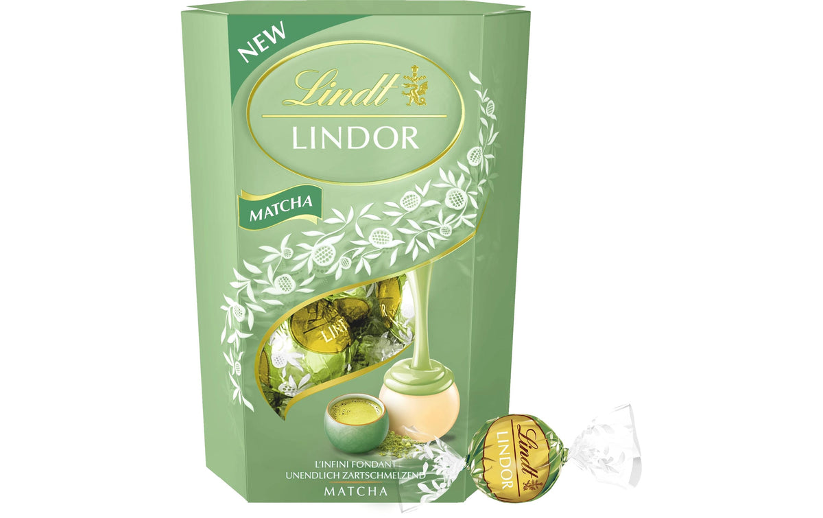 Lindt LINDOR Pralinés – Matcha – 200 g