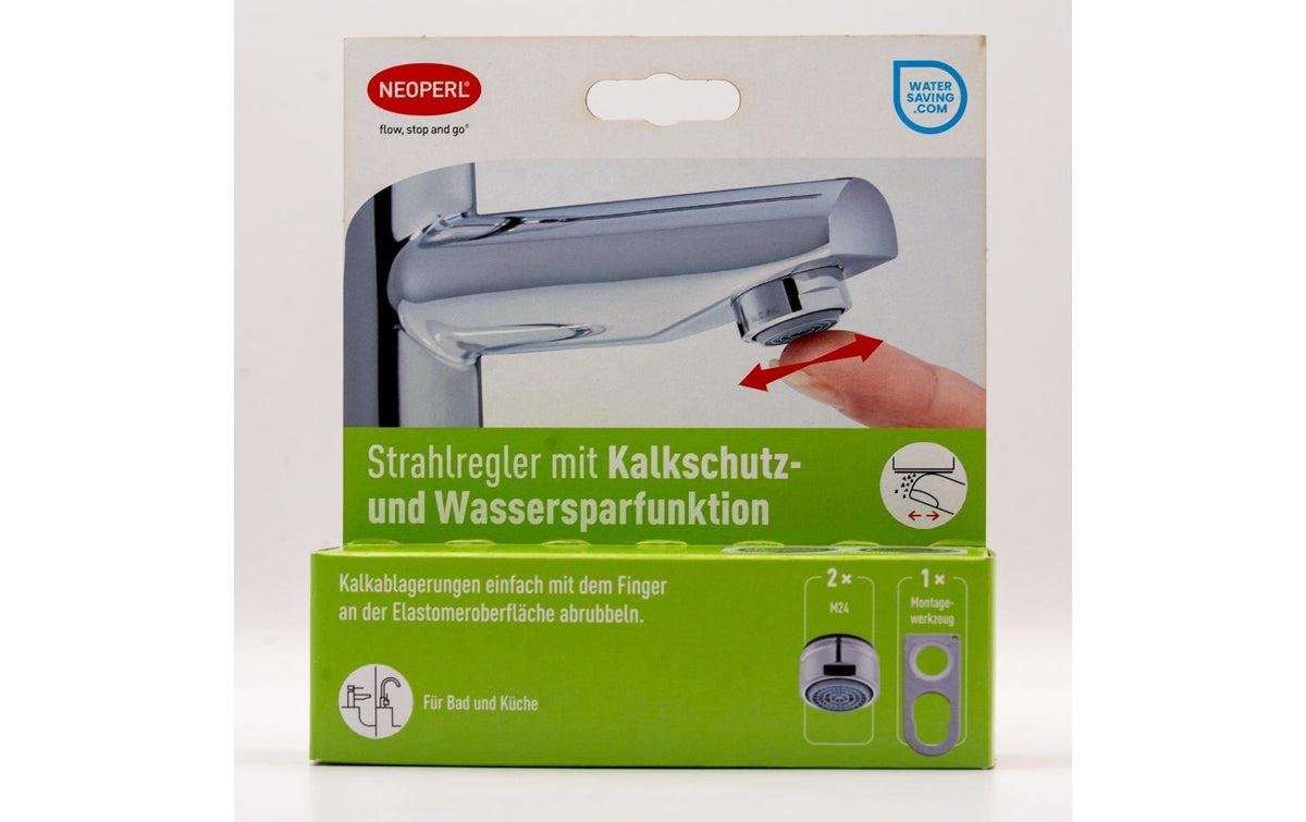 Neoperl Strahlregler – 6 l/min, Messing, für M24×1