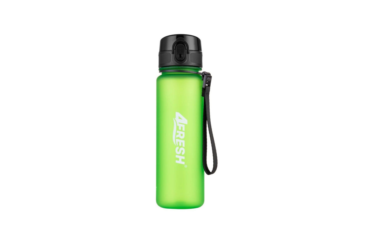 4fresh Trinkflasche 500 ml – Tritan, Klappdeckel, Grün
