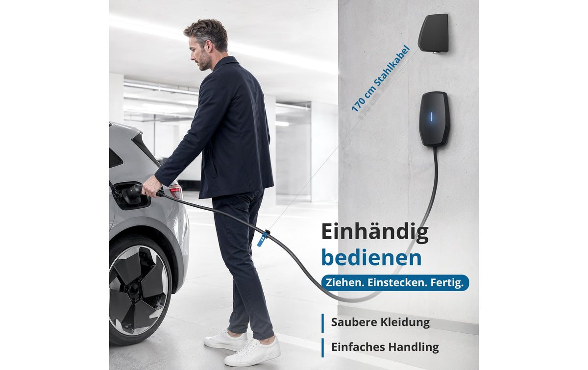 Movyy Up Kabelhalter – für Typ 2 Ladekabel bis 22 kW
