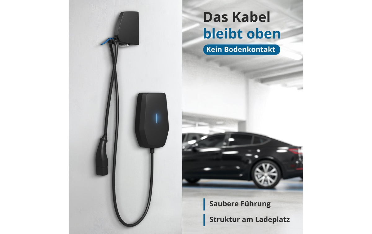 Movyy Up Kabelhalter – für Typ 2 Ladekabel bis 22 kW