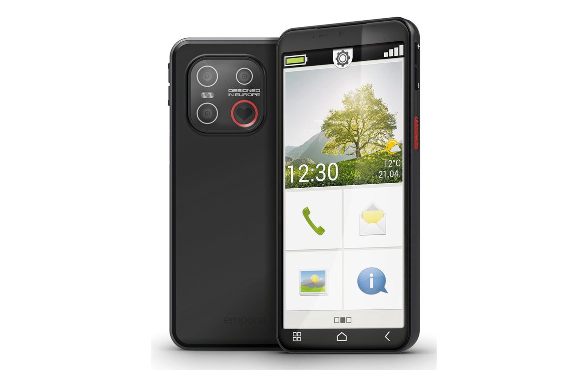 Emporia Smart 7 Lite – 5,5" – 128 GB – Schwarz